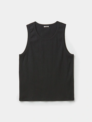 Майка COOR Scoop-Neck Ribbed Tank Black