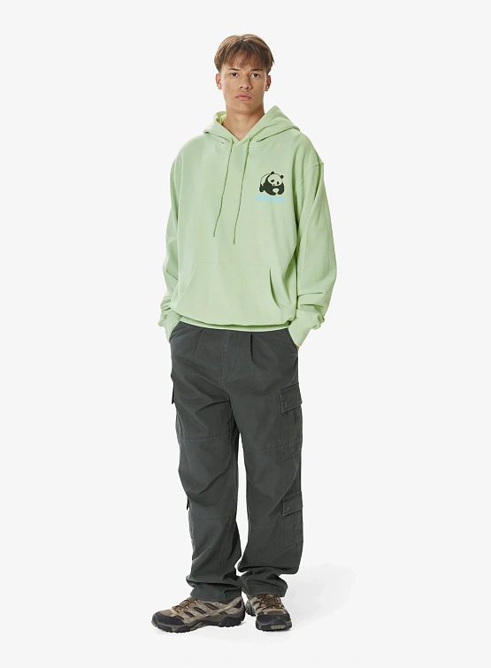 Худи thisisneverthat Panda Hoodie Pale Green