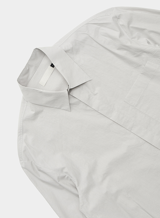 Рубашка AMOMENTO Square Pocket Oversized Shirts Grey