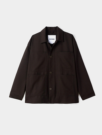 Рубашка Sunnei 4 Pocket Overshirt Burnt Aubergine