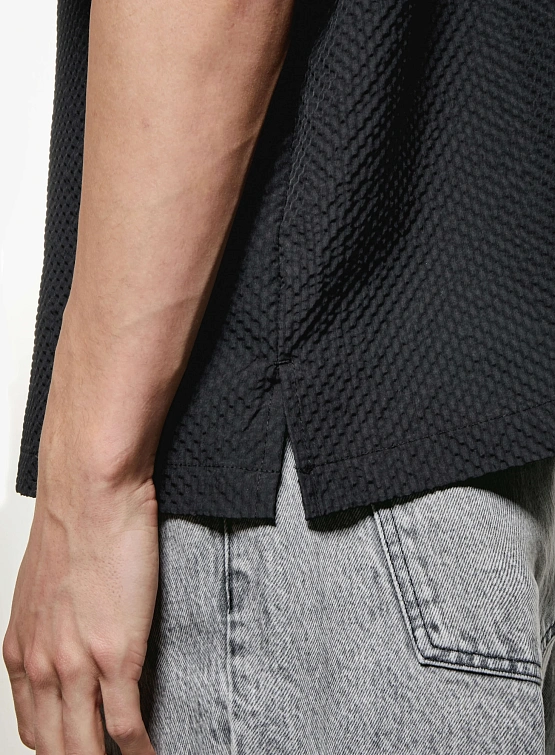 Рубашка MKI MIYUKI ZOKU Seersucker Vacation Black