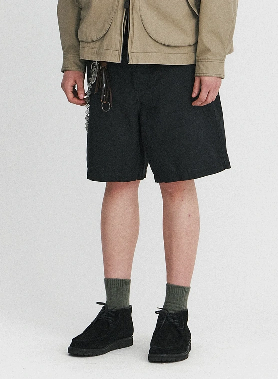 Шорты EASTLOGUE Belted Cattleman Black Linen