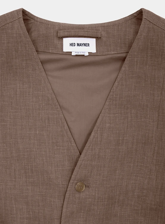 Бомбер Hed Mayner Crinkled Taffeta Bomber Medium Beige