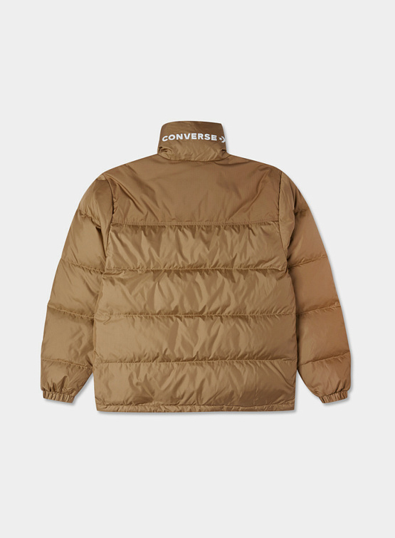 Женский пуховик Converse Commercial Short Down Jacket Sand