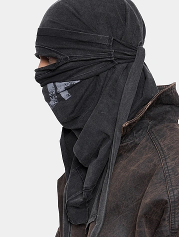 Балаклава ARNODEFRANCE Ninja 'ADF' Washed Black