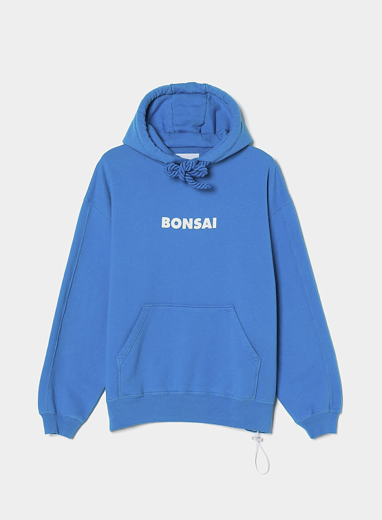 Худи BONSAI Drawstring Logo Hoodie Azure