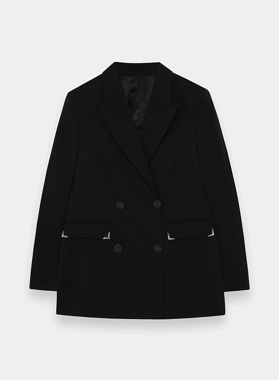 Пиджак Han Kjøbenhavn Double-Breasted Long Black