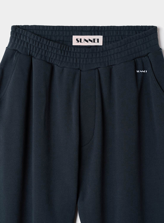 Брюки Sunnei Fleece Elastic Pants Carbon