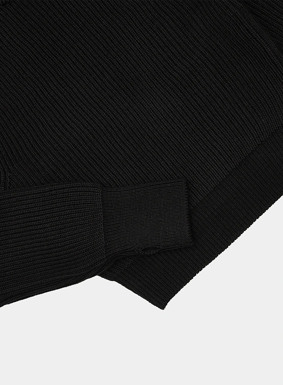 Женский свитер AMOMENTO Half Neck Knit Black