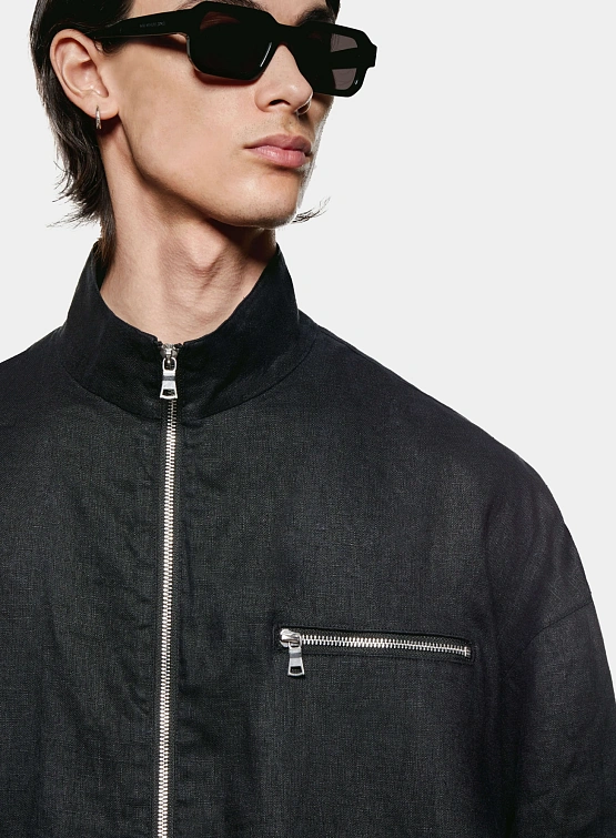 Олимпийка MKI MIYUKI ZOKU Linen Track Black