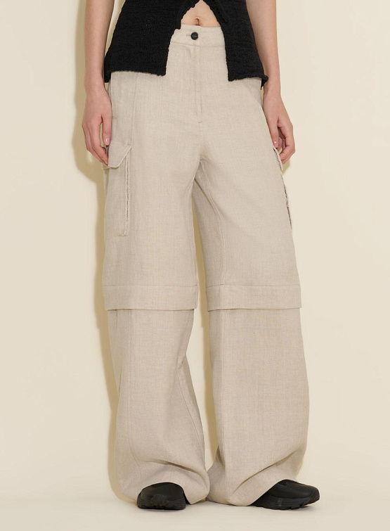 Женские брюки HOLZWEILER Gorti Linen Trousers Sand