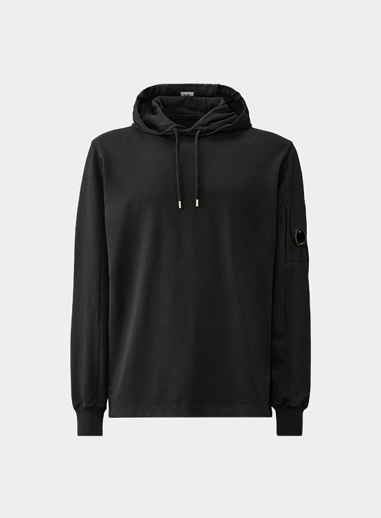 Худи C.P. Company Light Fleece Hoodie Black