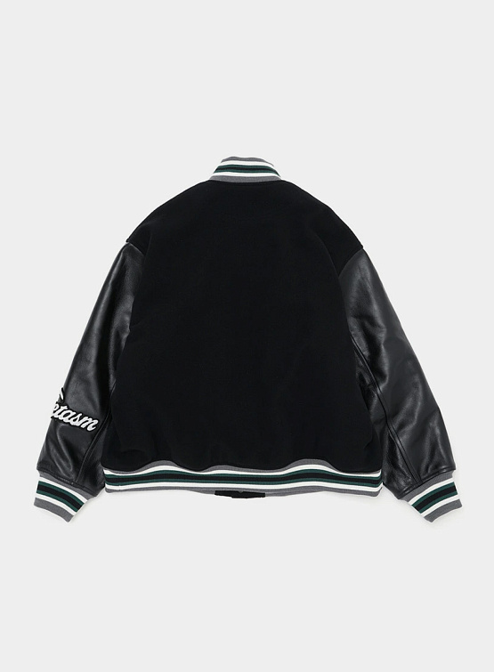 Бомбер FACETASM Patched Stadium Black