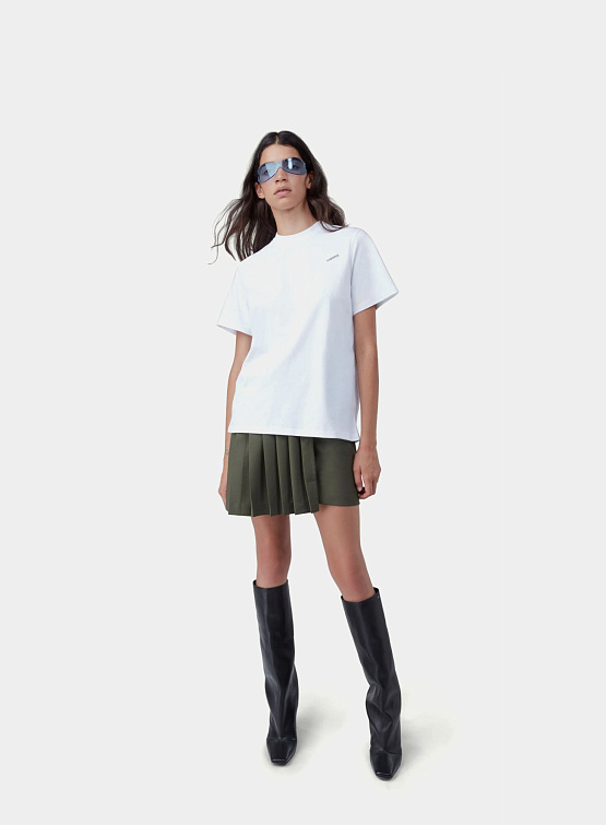 Футболка Coperni Logo Boxy T-Shirt Optic White