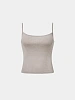 Женский топ AMOMENTO Knit Sleeveless Grey