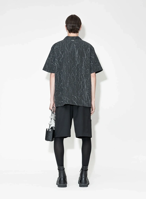 Шорты Han Kjøbenhavn Wool Elasticated Wide Leg Black