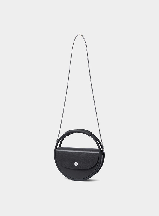 Сумка nana-nana Hoop Recycled Leather Bag Black