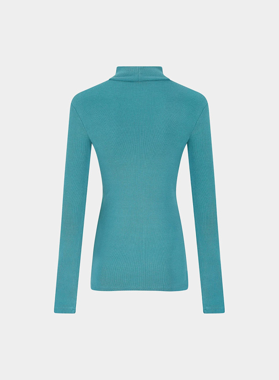 Женский лонгслив Martine Rose Turtleneck Cyan/Cyber