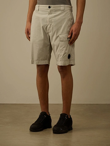 Шорты C.P. Company 50 Fili Stretch Cargo Blue Fox Grey