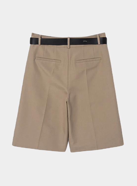 Женские шорты JUUN.J Cotton Belted Shorts Beige