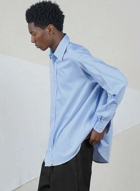 Рубашка lorenz Skyla Classic Shirt Blue