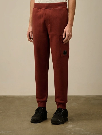 Брюки C.P. Company Diagonal Raised Fleece Lens Sable