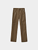 Женские брюки Open YY Eco-Leather Straight Brown