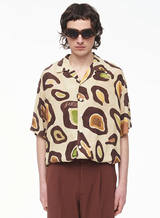 Рубашка BONSAI Oversize Bowling Shirt Graphic