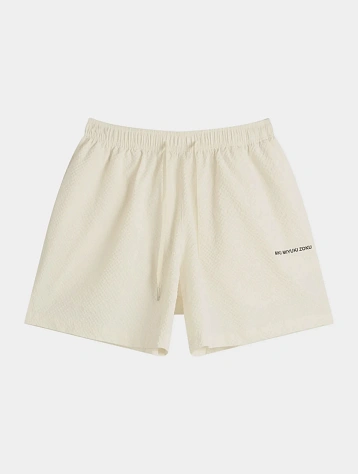 Шорты MKI MIYUKI ZOKU Seersucker Shorts Bone