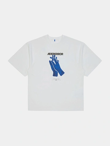 Футболка ADERERROR T-Shirt Product. 47 Off White