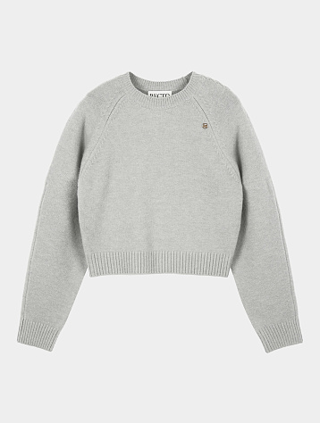 Женский свитер Recto Signature Round-Neck Melange Grey
