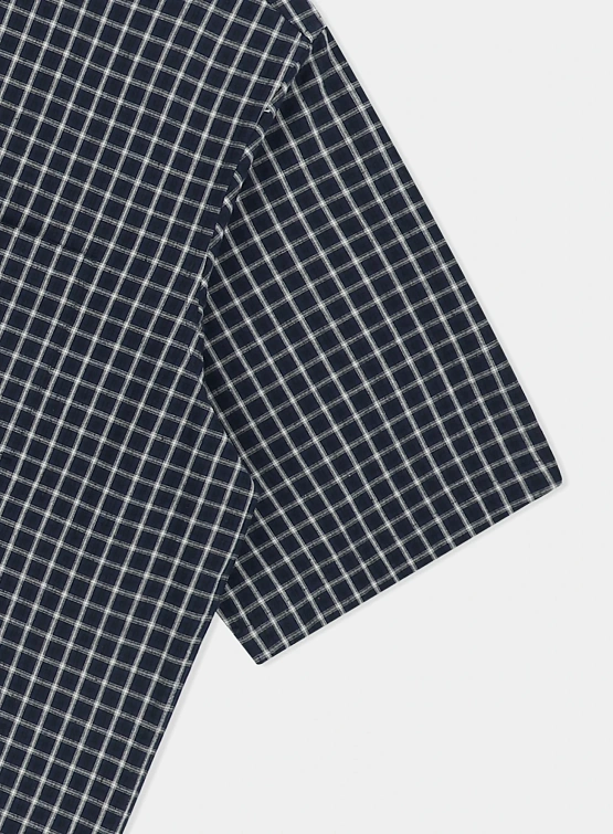 Рубашка YESEYESEE SN-Logo Short Sleeve Check Navy