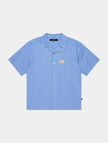 Рубашка LMC Stripe Resort Short Slv Shirt Blue