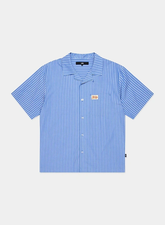 Рубашка LMC Stripe Resort Short Slv Shirt Blue