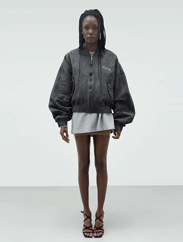 Бомбер MADFRENZY Oversized Black