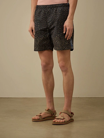 Плавки C.P. Company Flatt Nylon Sashiko Printed Total Eclipse Blue