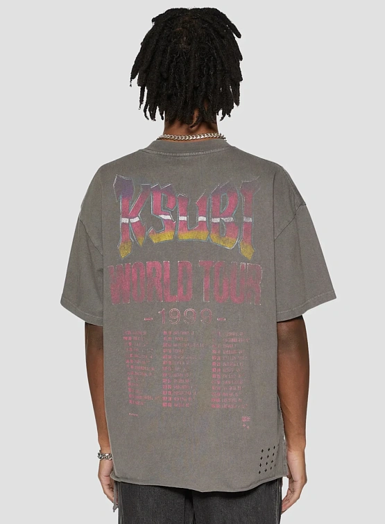 Футболка Ksubi Global Ekcess Ss Tee Black Fade