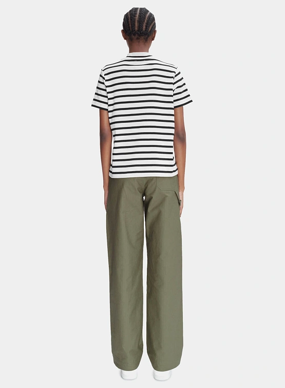 Женская футболка A.P.C. Caroll Ecru/Noir