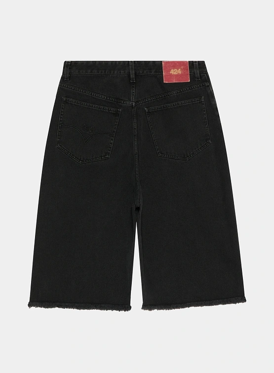Шорты 424 Big Daddy Denim Short Sugar Washed Black Brown