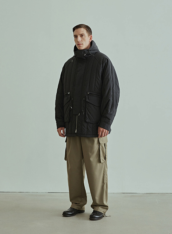Парка Uniform Bridge Quilting Hooded Parka Black