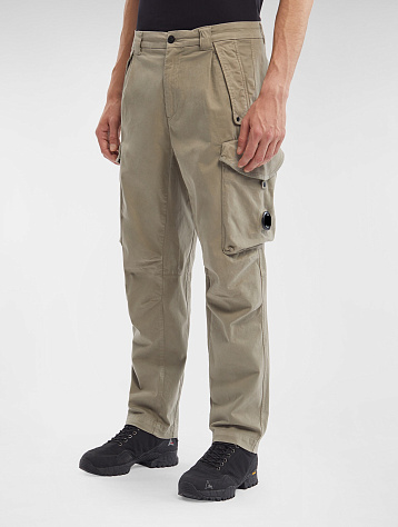 Брюки C.P. Company Stretch Sateen Loose Silver Sage