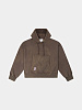 Худи (di)vision Basic Hoodie W. Logo Seal Brown