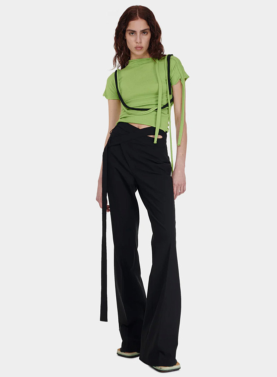 Брюки Ottolinger Flared Wrap Suit Pants Black