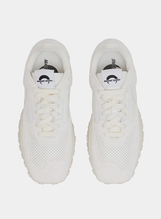 Женские кроссовки Marine Serre MS Rise Leather White