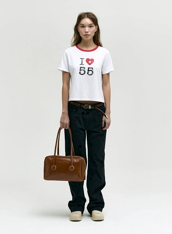 Женская сумка MARGESHERWOOD Soft Boston Brown Crinkle