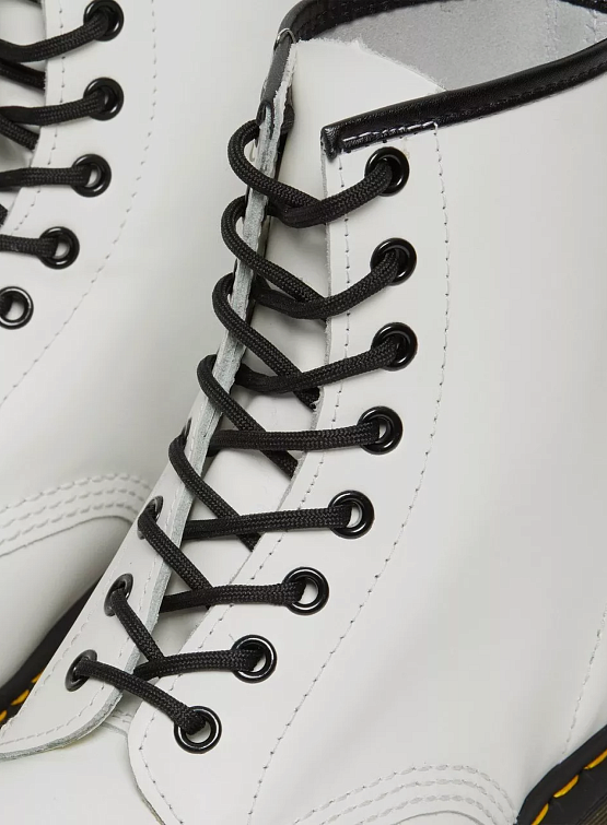 Ботинки Dr. Martens 1460 Smooth Leather Lace Up White