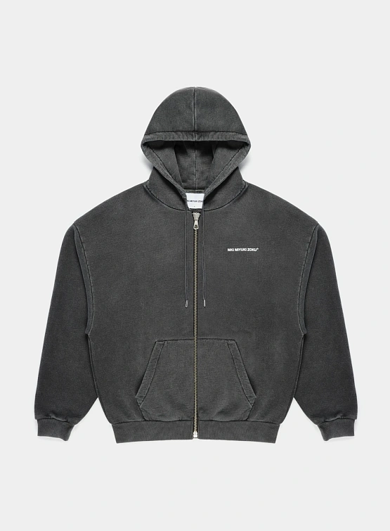Зип-худи MKI MIYUKI ZOKU Uniform Zip Hoody Pigment Black
