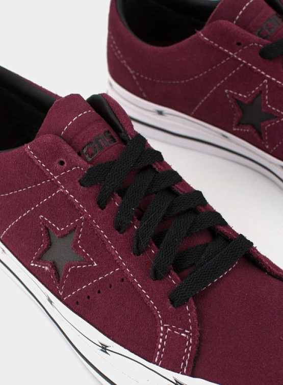 Кеды Converse One Star Pro Cranberry