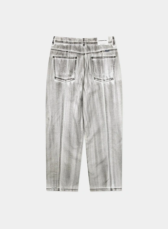 Джинсы LMC Dirty Washed Wide Denim Black