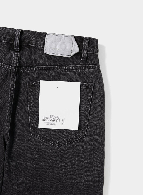 Джинсы thisisneverthat Relaxed Jeans Black